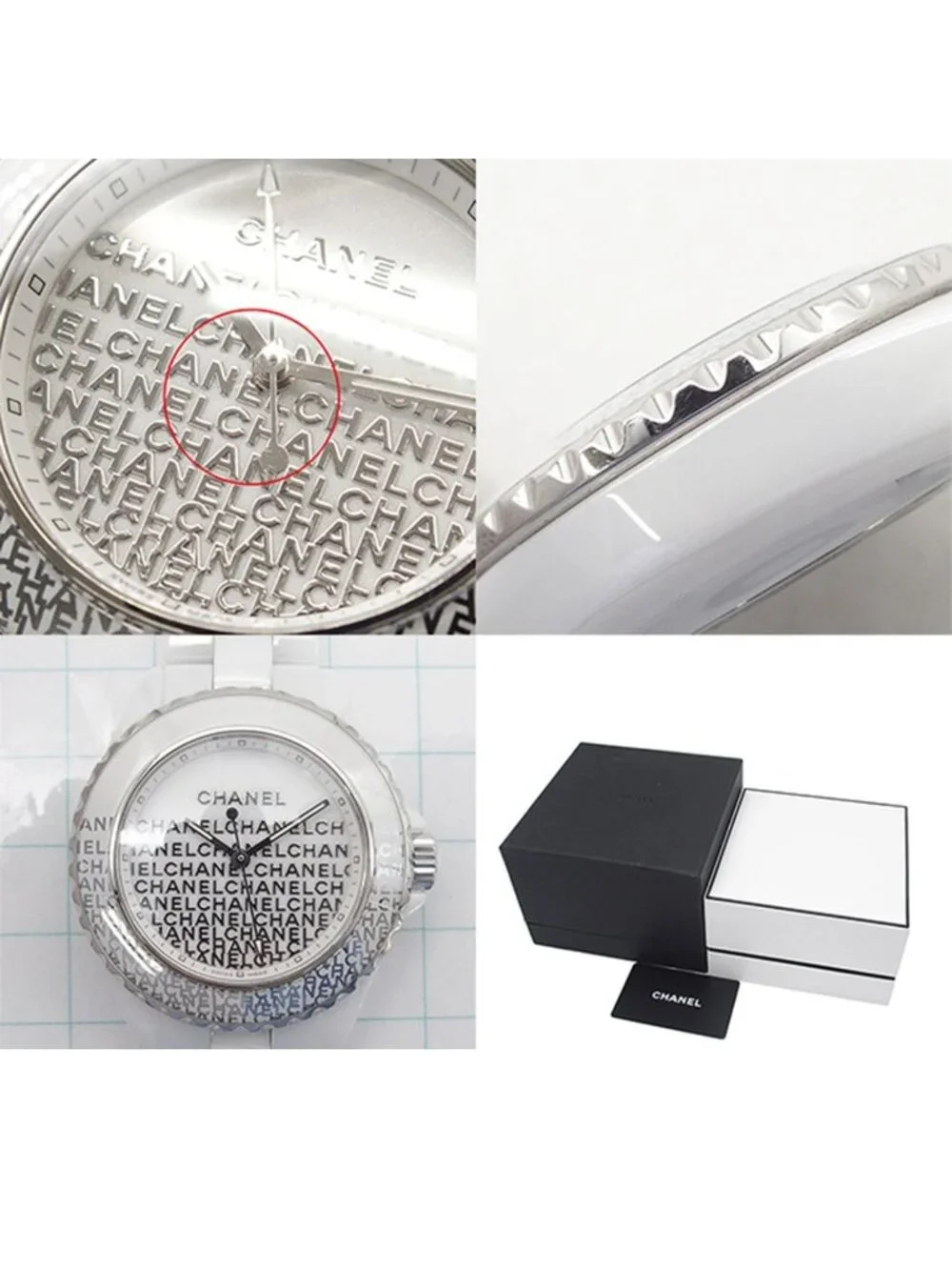 Chanel Wanted de Chanel White Ceramic SS Watch Battery Powered Quartz